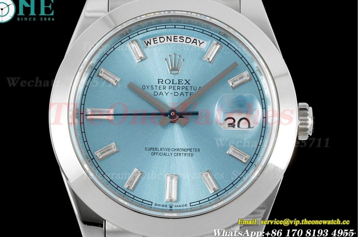 A2836 SS Dia Blue SS 40mm DayDate EWF 0401